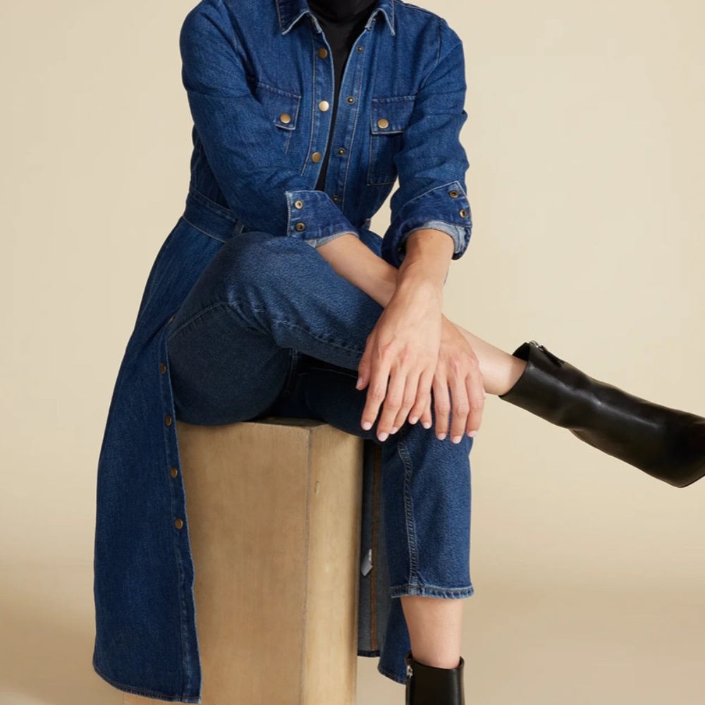 Joyce Denim Shirt Dress